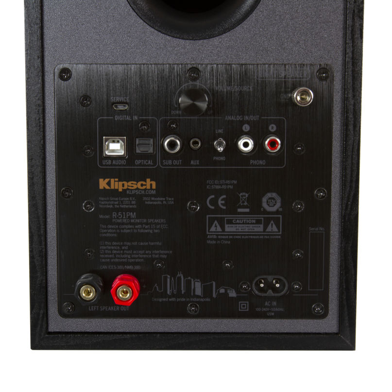 Lentyninės aktyvios garso kolonėlės Klipsch R-51PM, 140W Kolonėlės Klipsch AUTOGARSAS.LT