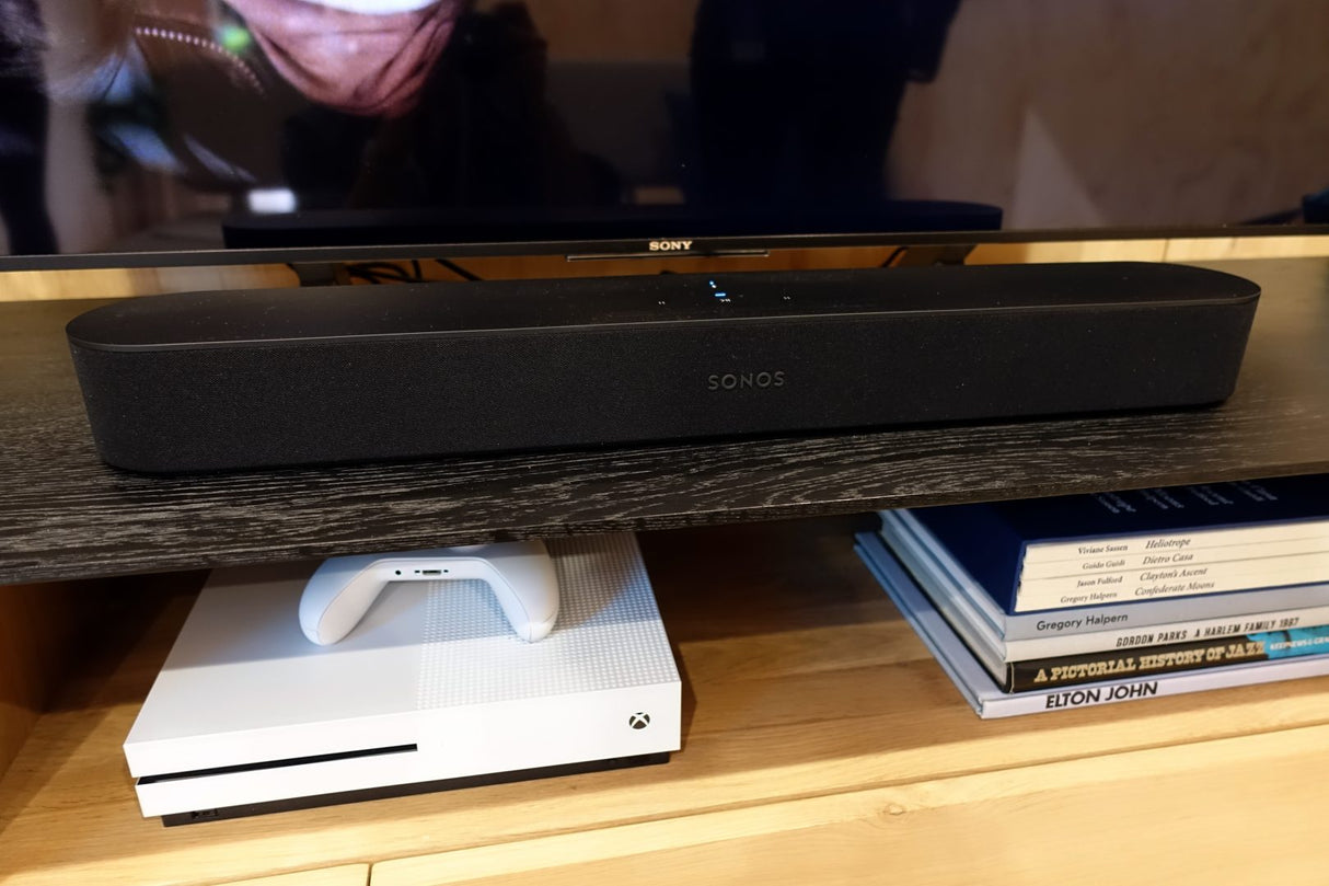 SoundBaras Sonos Beam, D klasės skaitmeninis stiprintuvas 10/100 Mbps, Wi-Fi ir AirPlay Namu kinas Sonos AUTOGARSAS.LT