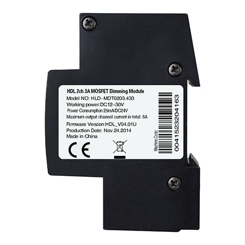 Šviesos reguliatorius HDL-MDT0203.433, 2x3A Išmanūs namai HDL AUTOGARSAS.LT