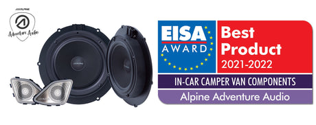 Alpine SPC-106T6, automobiliniai komponentiniai garsiakalbiai-EISA