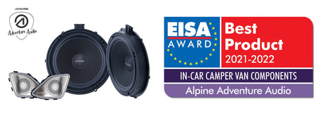 Alpine SPC-108T6, automobiliniai komponentiniai garsiakalbiai- EISA