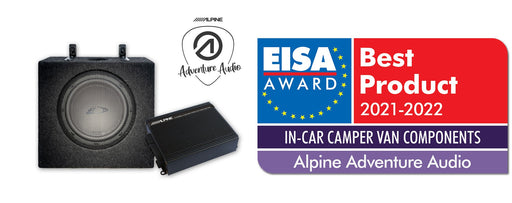 Alpine SPC-D84AT6, DSP automobilinio garso stiprintuvo bei žemų dažnių garso kolonėlės rinkinys- EISA