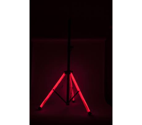 IBIZA Light & Sound SS03-LED, stovas garso kolonėliai su LED pašvietimu - Raudonas LED