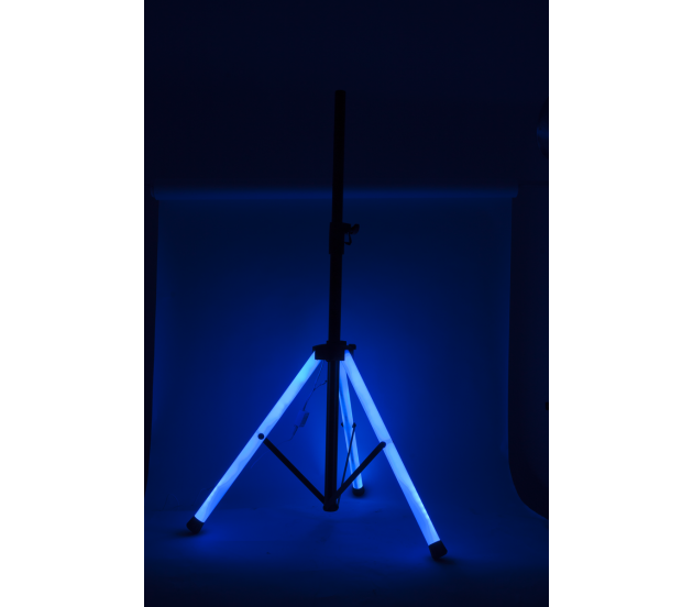 IBIZA Light & Sound SS03-LED, stovas garso kolonėliai su LED pašvietimu - Mėlynas LED