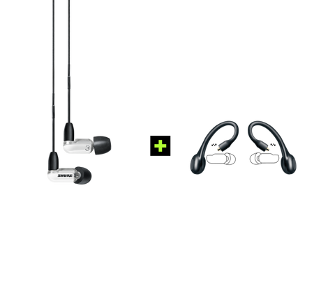 Shure AONIC 3 TRUE WIRELESS, belaidžių In-Ear tipo ausinių rinkinys su išorinių garsų slopinimo funkcija