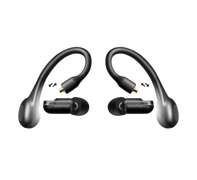 Shure AONIC 3 TRUE WIRELESS, belaidžių In-Ear tipo ausinių rinkinys su išorinių garsų slopinimo funkcija