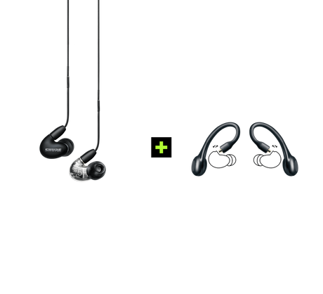 Shure AONIC 5 TRUE WIRELESS EARPHONE BUNDLE, Ausinių ir belaidžių ausinių adapterio rinkinys (įvairių spalvų)