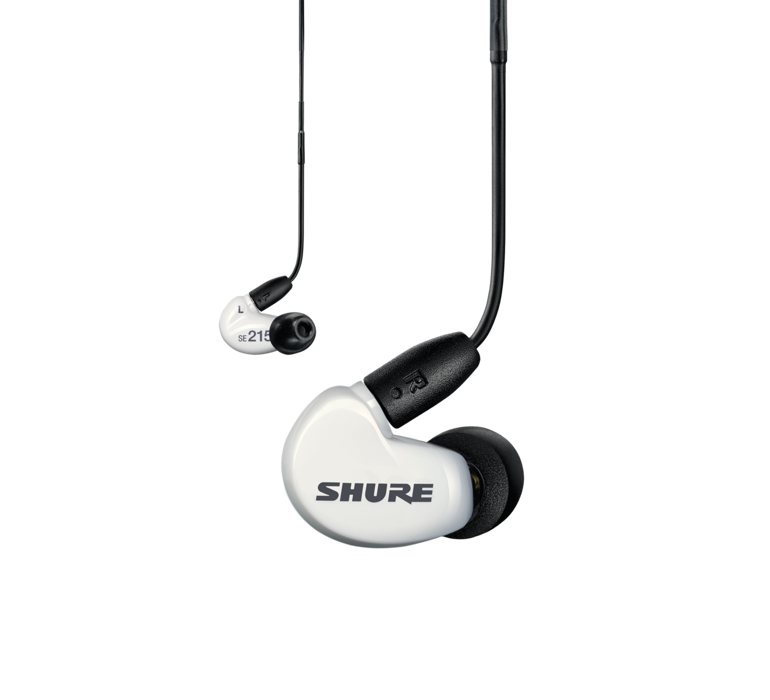 Shure SE215-CL WIRELESS, belaidės In-Ear tipo ausinės su išorinių garsų slopinimo funkcija (įvairių spalvų)