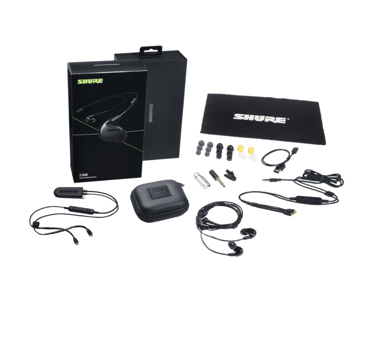 Shure SE846 WIRELESS, belaidės In-Ear tipo ausinės su išorinių garsų slopinimo funkcija (įvairių spalvų)