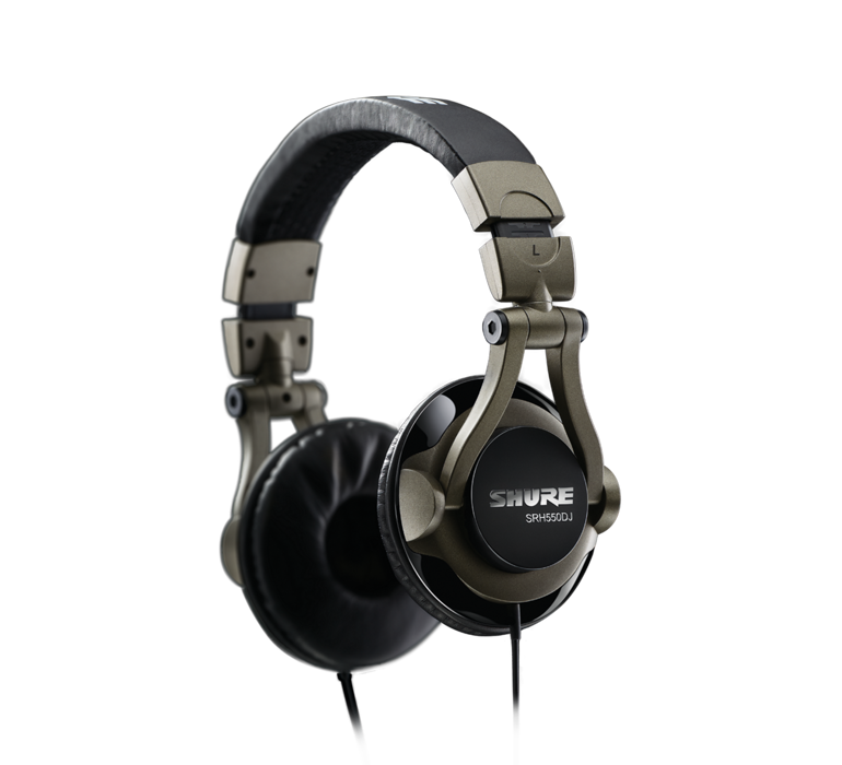 Shure SRH550DJ, profesionalios DJ On-Ear tipo ausinės