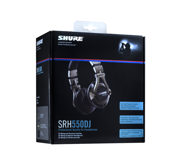 Shure SRH550DJ, profesionalios DJ On-Ear tipo ausinės