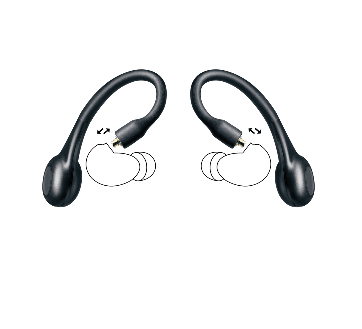 Shure TRUE WIRELESS SECURE FIT ADAPTER, adapteris belaidėms ausinėms