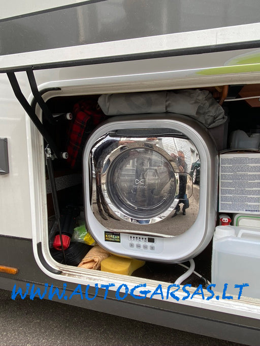Kemperių įranga skalbimo mašina sumontuota Autogarso servise