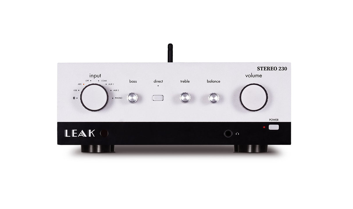 LEAK STEREO 230, integruotas stiprintuvas (įvairių spalvų)