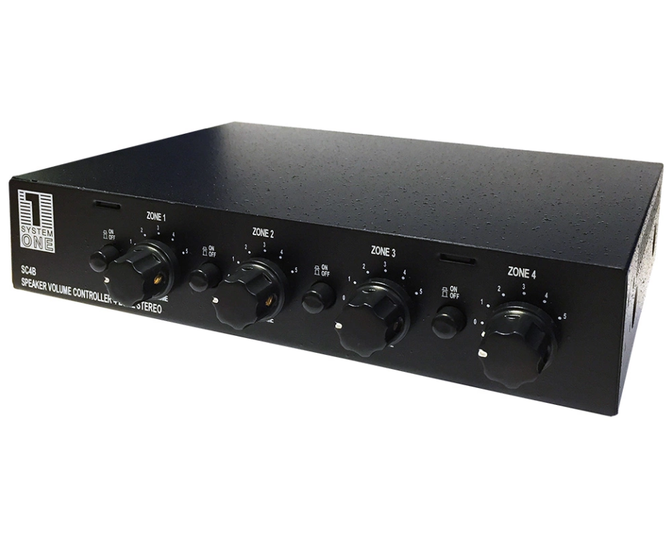 System One SC4B, 4 zonų garso reguliatorius