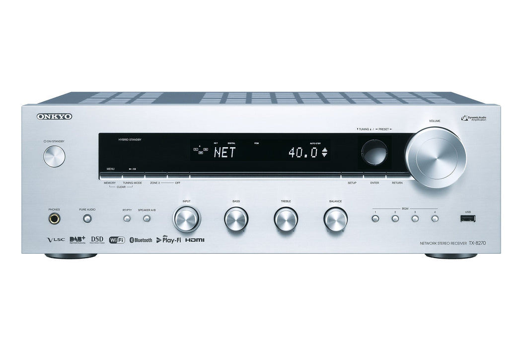 Tinklinis stereo resyveris Onkyo TX-8270 2.1, 2x240W HDMI komutacija Stiprintuvai Onkyo AUTOGARSAS.LT