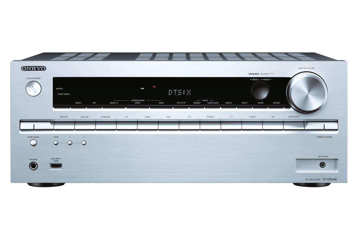 Tinklinis AV resyveris Onkyo TX-NR646 7.2, 630W Namu kinas Onkyo AUTOGARSAS.LT