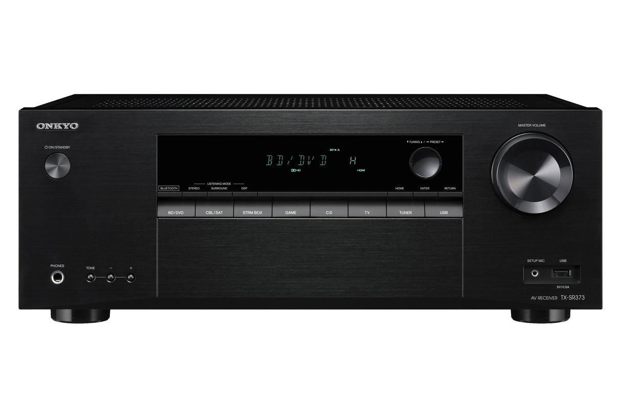 AV resyveris Onkyo TX-SR373 5.1, 5x135W Namu kinas Onkyo AUTOGARSAS.LT