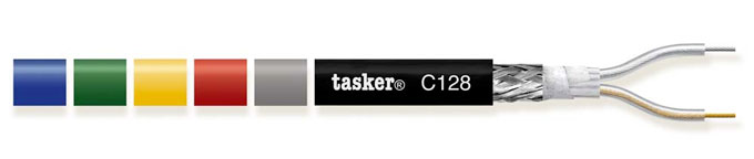Tasker C128, balansinis mikrofoninis laidas
