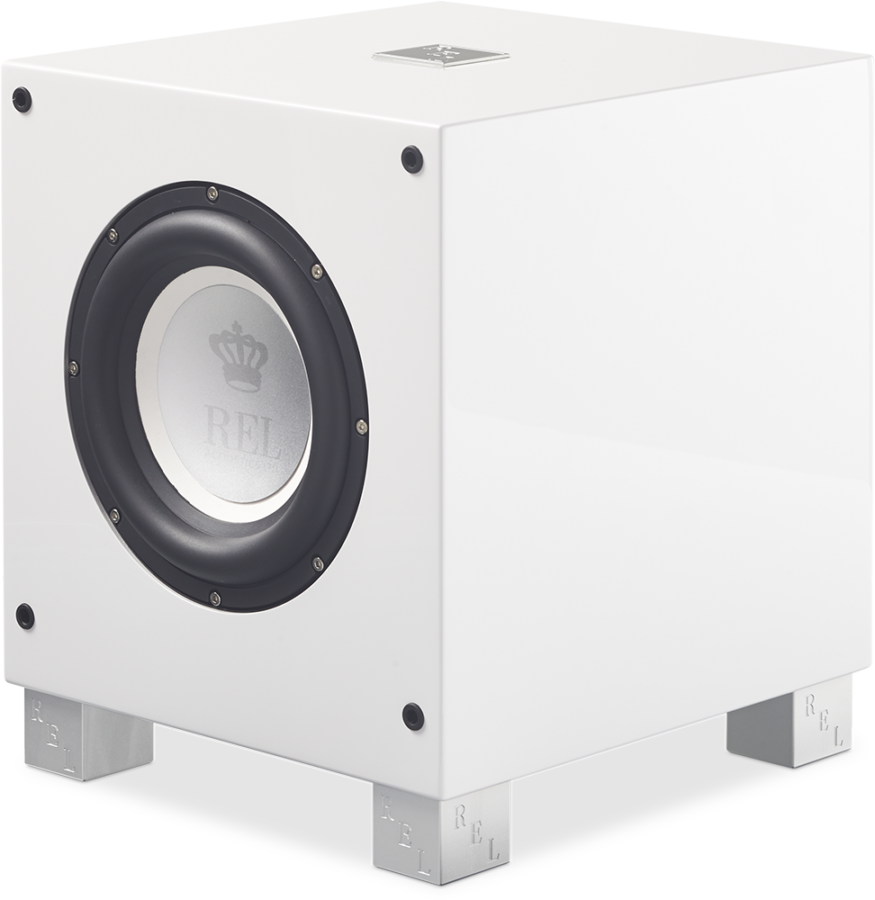 REL T/7i  36 review, žemų dažnių garso kolonėlė (įvairių spalvų)  - balta