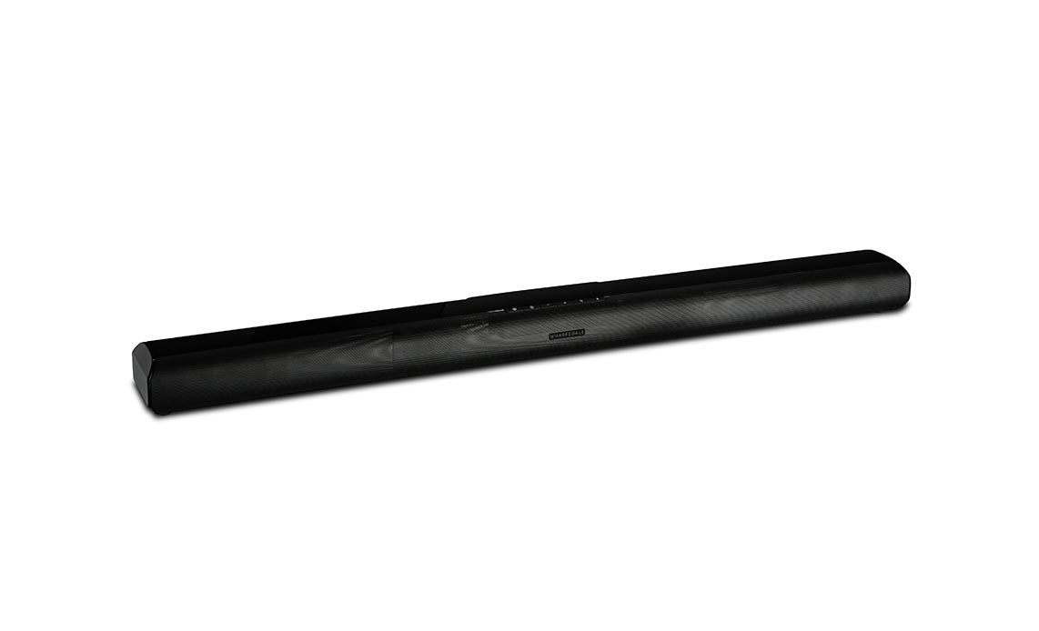 Wharfedale Vista 200S, soundbaras ir žemų dažnių garso kolonėlė- soundbar