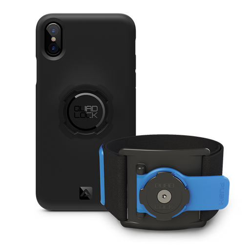 Rinkinys bėgimui QUAD LOCK RUNNING KIT - IPHONE X Laikikliai ir dėklai Quad Lock AUTOGARSAS.LT