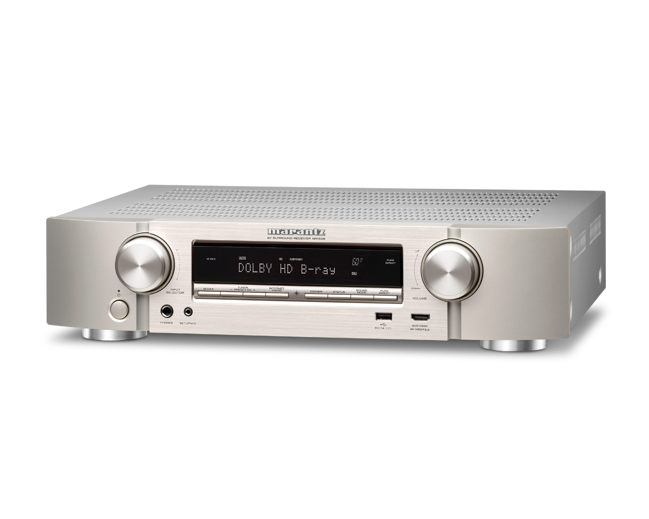 Tinklinis AV resyveris Marantz NR1508 5.2 su HEOS Namu kinas Marantz AUTOGARSAS.LT