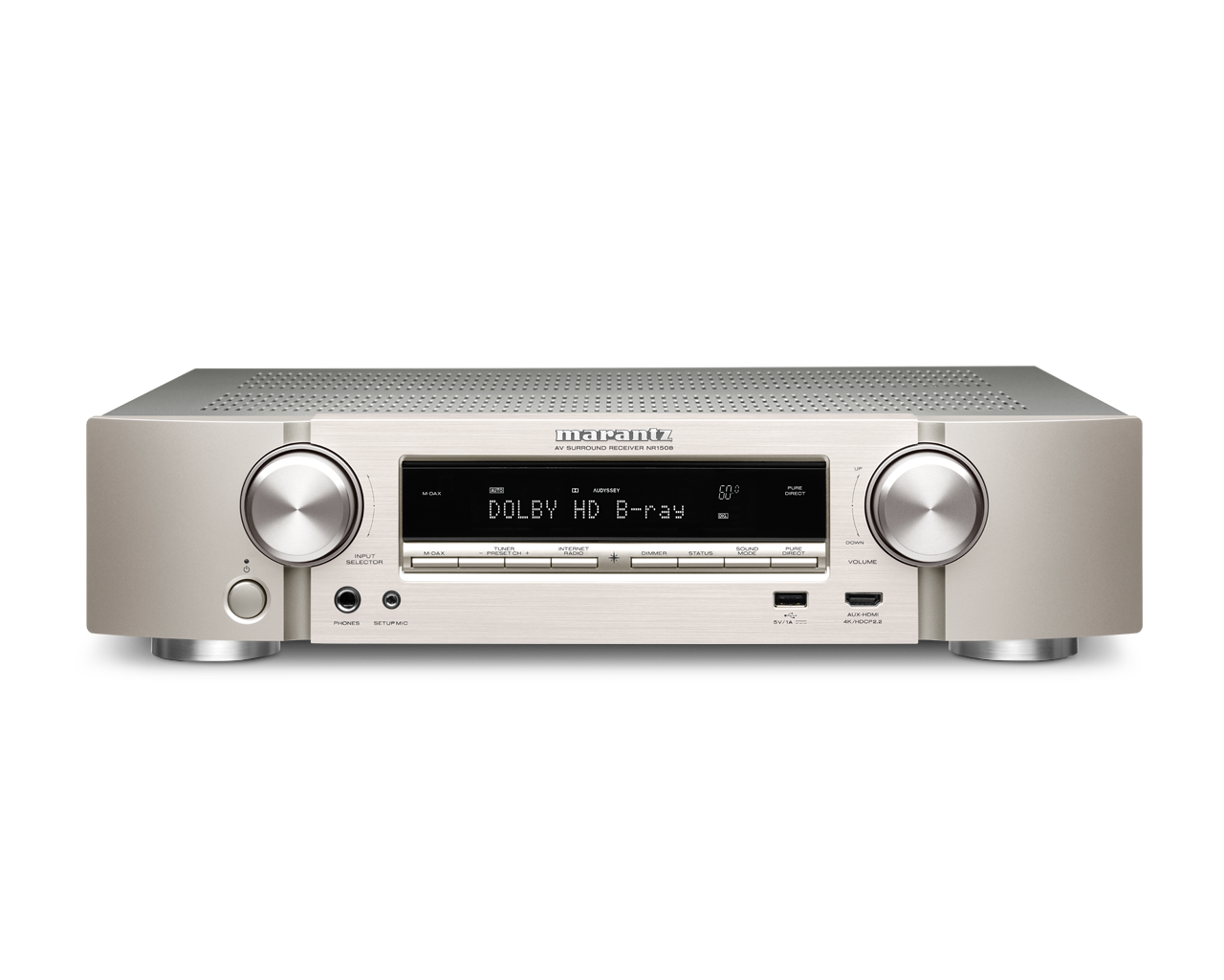 Tinklinis AV resyveris Marantz NR1508 5.2 su HEOS Namu kinas Marantz AUTOGARSAS.LT