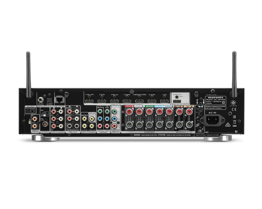 Tinklinis AV resyveris Marantz NR1608 7.2 su HEOS Namu kinas Marantz AUTOGARSAS.LT