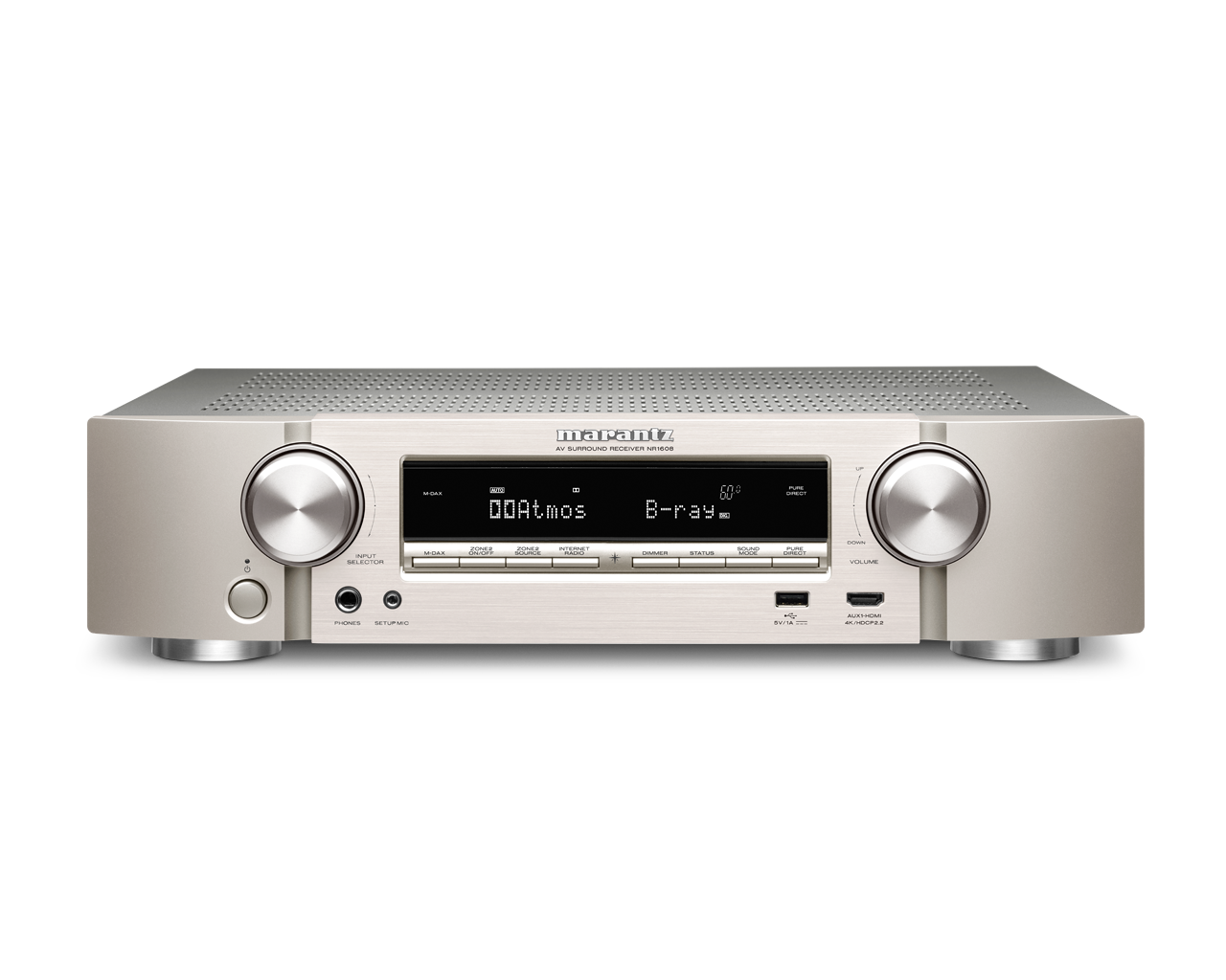 Tinklinis AV resyveris Marantz NR1608 7.2 su HEOS Namu kinas Marantz AUTOGARSAS.LT