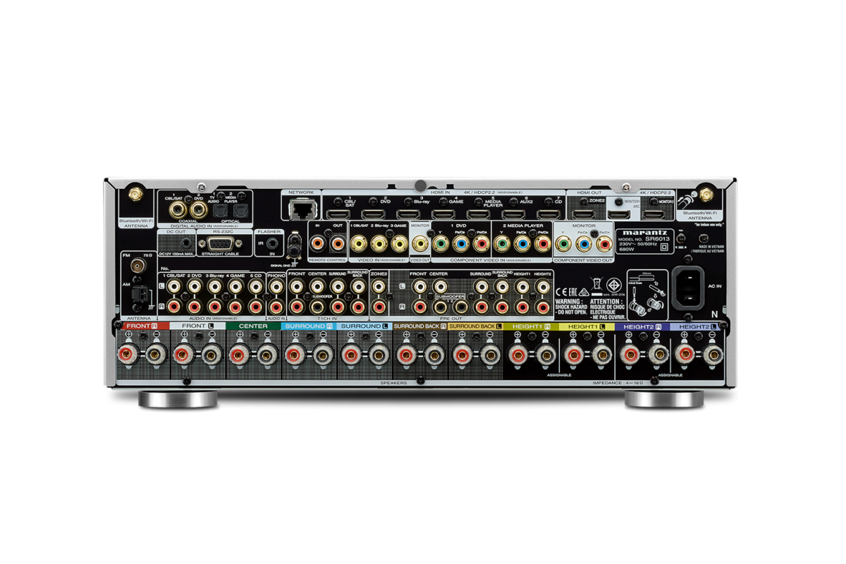 Tinklinis AV resyveris Marantz SR6013 9.2, Full 4K, su HEOS ir Alexa Namu kinas Marantz AUTOGARSAS.LT