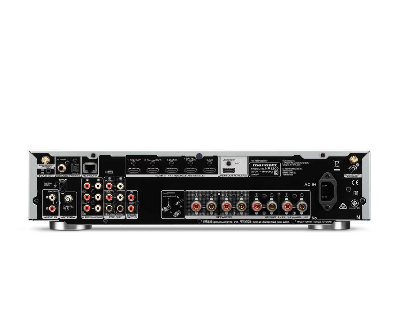 Tinklinis stereo resyveris Marantz NR1200, 2x75W Stereo Marantz AUTOGARSAS.LT