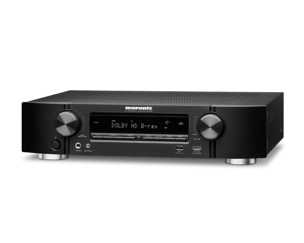 Tinklinis AV resyveris Marantz NR1508 5.2 su HEOS Namu kinas Marantz AUTOGARSAS.LT