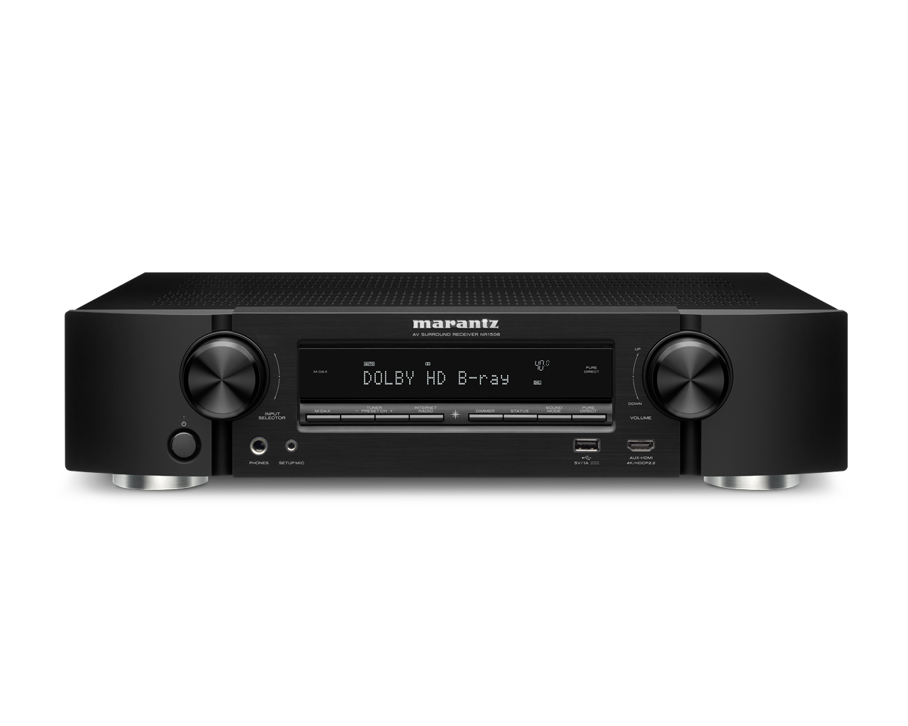 Tinklinis AV resyveris Marantz NR1508 5.2 su HEOS Namu kinas Marantz AUTOGARSAS.LT
