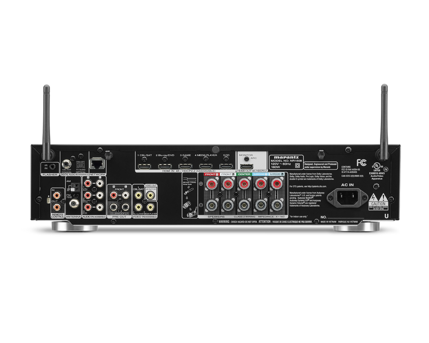 Tinklinis AV resyveris Marantz NR1508 5.2 su HEOS Namu kinas Marantz AUTOGARSAS.LT