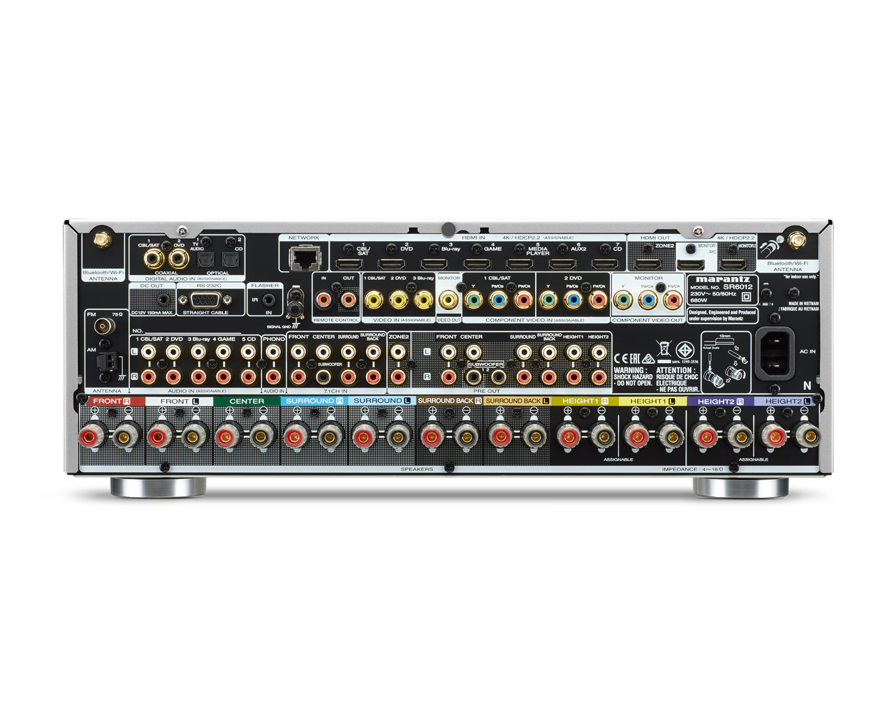 Tinklinis AV resyveris Marantz SR6012 9.2 su HEOS Namu kinas Marantz AUTOGARSAS.LT