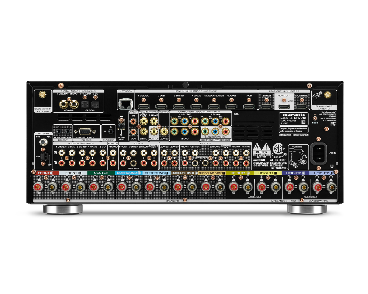 Tinklinis AV resyveris Marantz SR7012 9.2 su HEOS Namu kinas Marantz AUTOGARSAS.LT