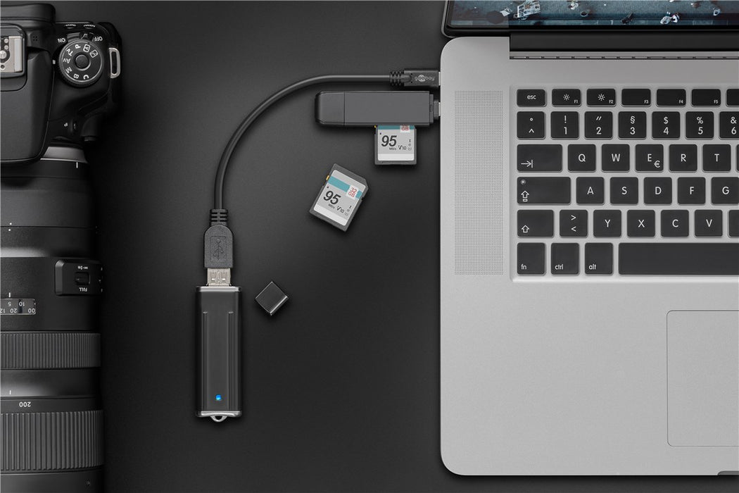 Goobay Sync & Charge Super Speed USB-C™ - USB A 3.0, 0.2 m. USB adapteris- įvaizdinė