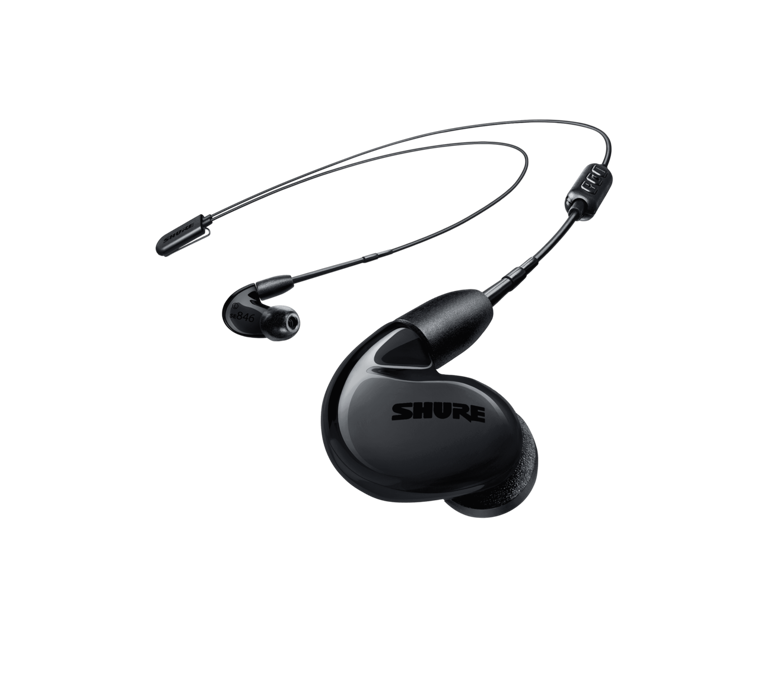 Shure SE846 WIRELESS, belaidės In-Ear tipo ausinės su išorinių garsų slopinimo funkcija (įvairių spalvų)- Black