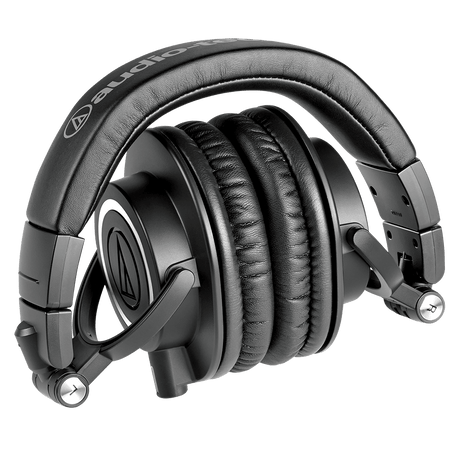 Audio-Technica ATH-M50X, profesionalios studijinės monitorinės ausinės - Suskleista