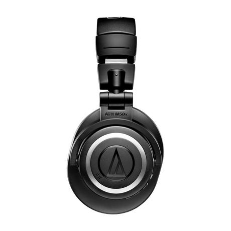 Audio-Technica ATH-M50xBT2, belaidės Over-Ear tipo ausinės- šonas