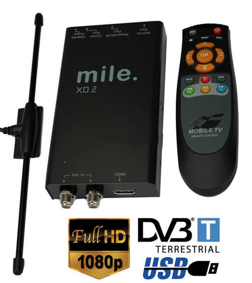 Automobilinis dvb-t HD imtuvas mile xd.2 Skaitmeninė televizija Mile AUTOGARSAS.LT