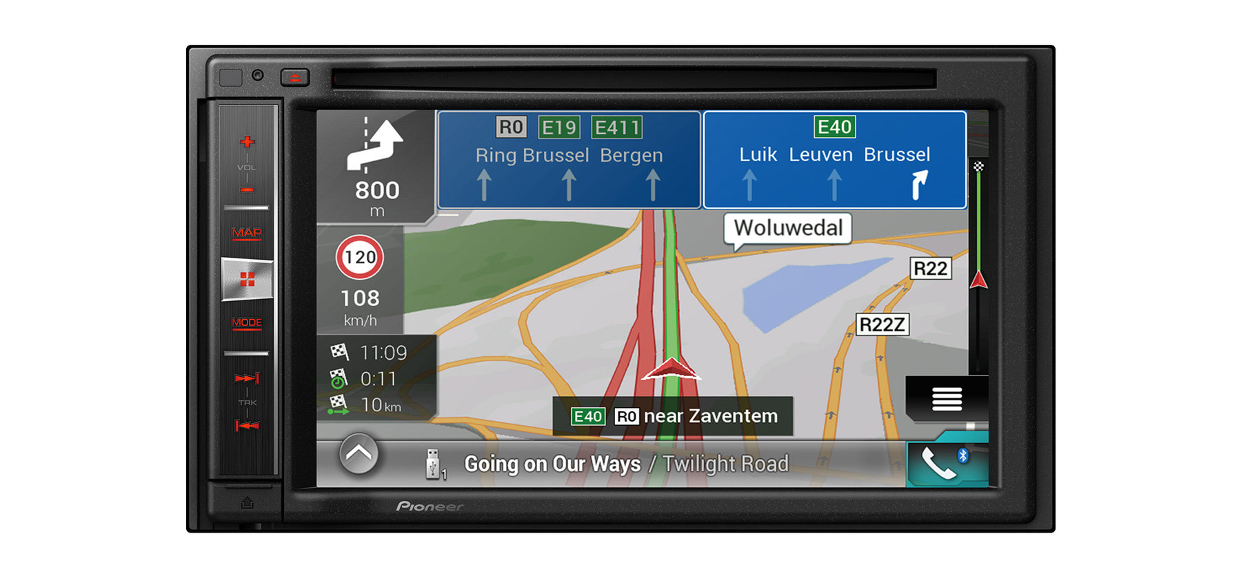 Navigacinė sistema Pioneer AVIC-F980BT, Apple CarPlay, Bluetooth, CD/DVD Multimedija Pioneer AUTOGARSAS.LT
