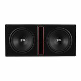 Bass Habit Play 212 2x12tum, automobilinių žemų dažnių garsiakalbių korpuse bei stiprintuvo komplektas - kolonėlė