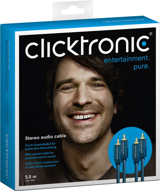Clicktronic 70381, (5m) XLR kabelis