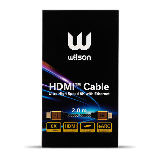 WILSON HDMI CABLE, (2 m.) premium signalinis HDMI kabelis- pakuotė