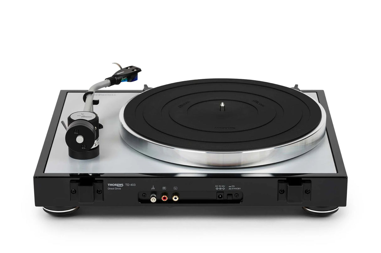 Thorens TD 403 DD, patefonas (įvairių spalvų)- galas