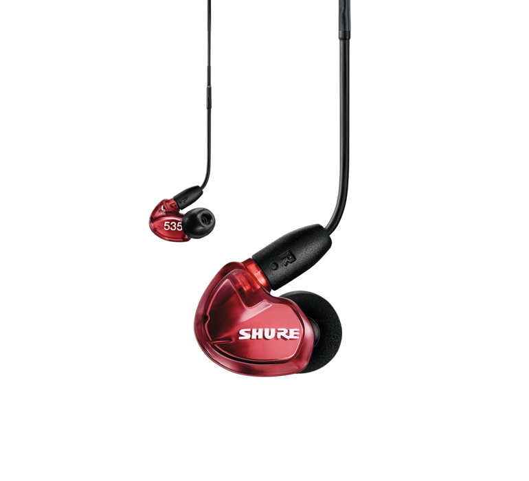 Shure SE535 WIRELESS, belaidės In-Ear tipo ausinės su išorinių garsų slopinimo funkcija (įvairių spalvų)