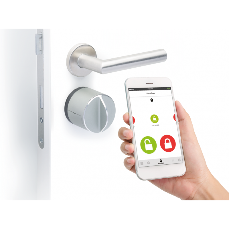 Išmanioji spyna Danalock V3 HK, su širdele,  palaiko Apple HomeKit ir BT Išmanūs namai Danalock AUTOGARSAS.LT