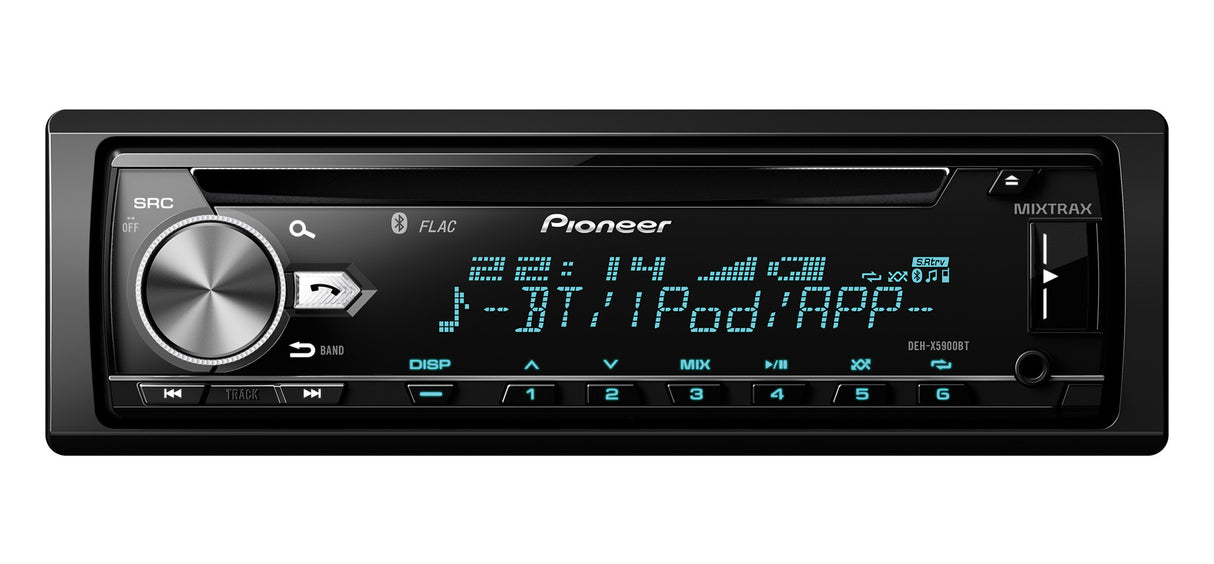 Magnetola automobiliui Pioneer DEH-X5900BT, CD, USB, AUX, BLUETOOTH Magnetolos Pioneer AUTOGARSAS.LT